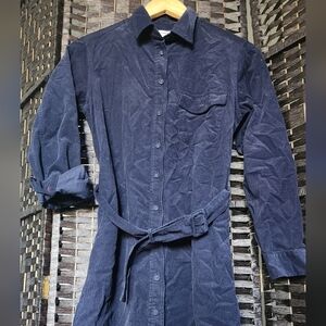 Ines de la fressange  Courdaroy shirt midi dress